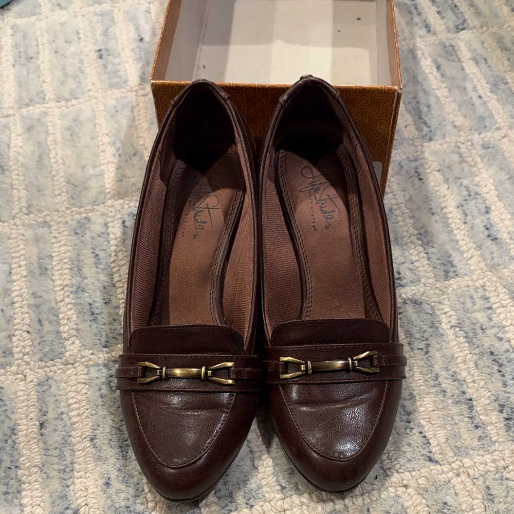 Life Stride Dark Brown Women's Loafers